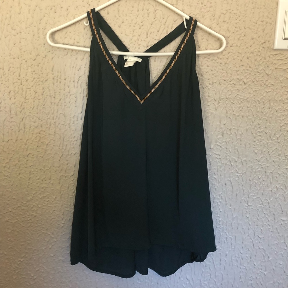 H&M Emerald V-neck Tanktop